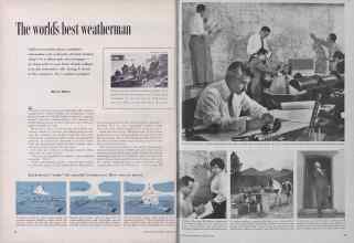 Better Homes & Gardens January 1955 Magazine Article: The world's best weatherman
