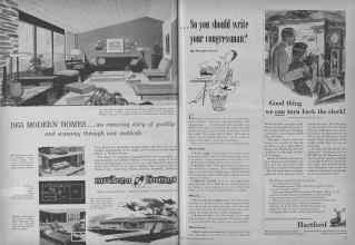 Better Homes & Gardens February 1955 Magazine Article: Page 8