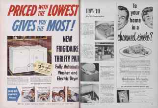 Better Homes & Gardens February 1955 Magazine Article: Page 22