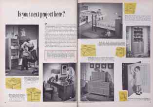 Better Homes & Gardens February 1955 Magazine Article: Is your next project here?