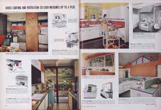 Better Homes & Gardens February 1955 Magazine Article: CHECK LIGHTING AND VENTILATION SO EACH MEASURES UP TO A PLUS