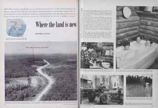 Better Homes & Gardens February 1955 Magazine Article: Where the land is new
