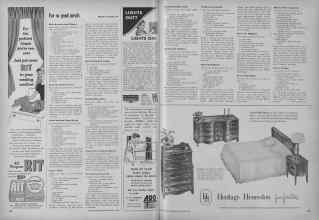 Better Homes & Gardens February 1955 Magazine Article: Page 124