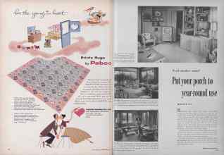 Better Homes & Gardens February 1955 Magazine Article: Page 162