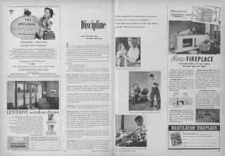 Better Homes & Gardens February 1955 Magazine Article: Discipline