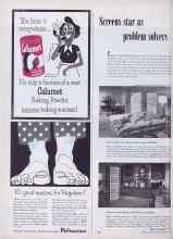 Better Homes & Gardens March 1955 Magazine Article: Screen star as problem solvers