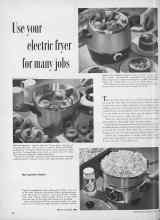 Better Homes & Gardens March 1955 Magazine Article: Use your electric fryer for many jobs