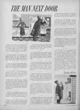 Better Homes & Gardens March 1955 Magazine Article: THE MAN NEXT DOOR