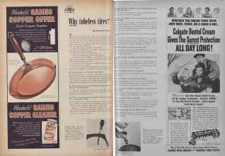 Better Homes & Gardens March 1955 Magazine Article: Why tubeless tires?