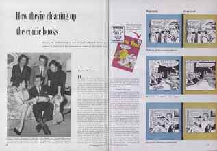 Better Homes & Gardens March 1955 Magazine Article: How they're cleaning up the comic books