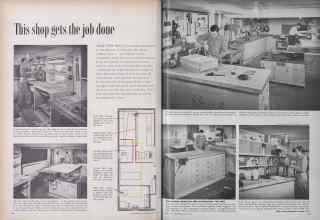 Better Homes & Gardens March 1955 Magazine Article: This shop gets the job done