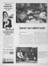 Better Homes & Gardens April 1955 Magazine Article: Spokane's most admired teacher