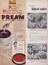Better Homes & Gardens April 1955 Magazine Article: Rhubarb wonders