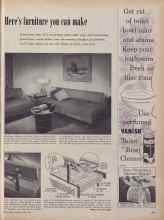 Better Homes & Gardens April 1955 Magazine Article: Here's furniture you can make