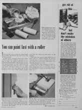 Better Homes & Gardens April 1955 Magazine Article: You can paint fast with a roller