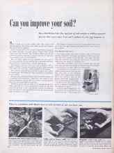 Better Homes & Gardens April 1955 Magazine Article: Can you improve your soil?