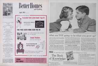 Better Homes & Gardens April 1955 Magazine Article: Page 4
