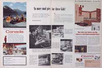 Better Homes & Gardens April 1955 Magazine Article: No more mud pies for these kids!