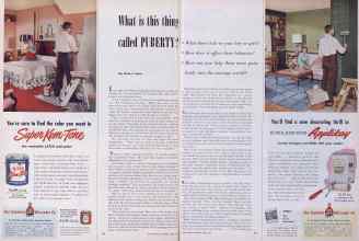 Better Homes & Gardens April 1955 Magazine Article: What is this thing called PUBERTY?