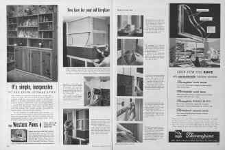 Better Homes & Gardens April 1955 Magazine Article: Page 260