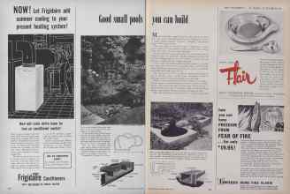 Better Homes & Gardens April 1955 Magazine Article: Good Small pools yon can build