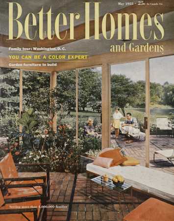 Better Homes & Gardens May 1955 Magazine Cover