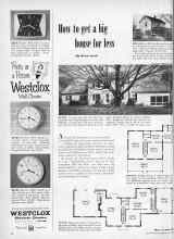 Better Homes & Gardens May 1955 Magazine Article: How to get a big house for less