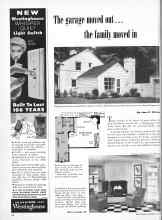 Better Homes & Gardens May 1955 Magazine Article: The garage moved out . . . the family moved in