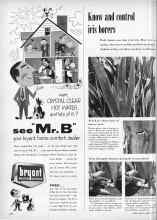 Better Homes & Gardens May 1955 Magazine Article: Know and control iris borers