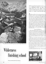 Better Homes & Gardens May 1955 Magazine Article: Wilderness finishing school