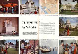 Better Homes & Gardens May 1955 Magazine Article: This is your year for Washington