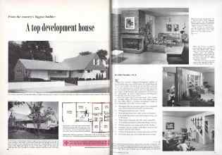 Better Homes & Gardens May 1955 Magazine Article: A top development house