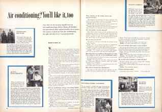 Better Homes & Gardens May 1955 Magazine Article: Air conditioning? You'll like it, too