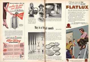 Better Homes & Gardens May 1955 Magazine Article: May is a big gift month