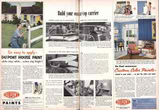 Better Homes & Gardens June 1955 Magazine Article: Build your own car-top carrier