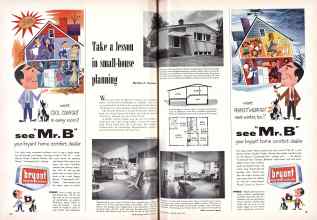 Better Homes & Gardens June 1955 Magazine Article: Take a lesson in small-house planning