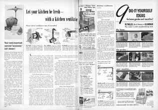 Better Homes & Gardens June 1955 Magazine Article: Let your kitchen be fresh--with a kitchen ventilator