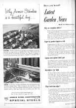 Better Homes & Gardens July 1955 Magazine Article: Latest Garden News