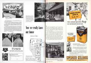 Better Homes & Gardens July 1955 Magazine Article: Now we really know our house