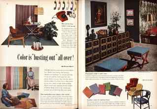 Better Homes & Gardens July 1955 Magazine Article: Color is