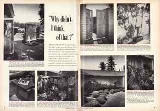 Better Homes & Gardens July 1955 Magazine Article: 