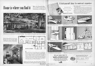 Better Homes & Gardens July 1955 Magazine Article: Page 124