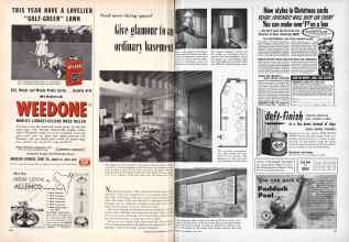 Better Homes & Gardens July 1955 Magazine Article: Give glamour to an ordinary basement