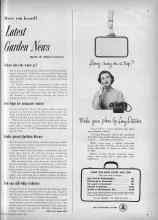 Better Homes & Gardens August 1955 Magazine Article: Latest Garden News