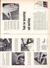 Better Homes & Gardens August 1955 Magazine Article: Tools for measuring and making