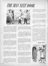 Better Homes & Gardens August 1955 Magazine Article: THE MAN NEXT DOOR