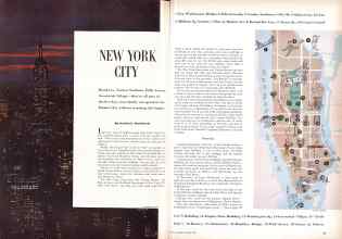 Better Homes & Gardens August 1955 Magazine Article: NEW YORK CITY