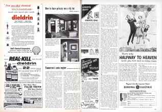 Better Homes & Gardens August 1955 Magazine Article: Page 122