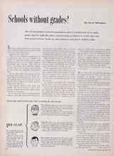 Better Homes & Gardens September 1955 Magazine Article: Schools without grades!