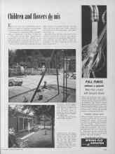 Better Homes & Gardens September 1955 Magazine Article: Children and flowers do mix